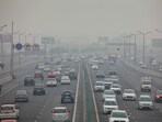 Vehicles ply on roads amid the fog on a cold winter day, in New Delhi. Vehicles ply on roads amid the fog on a cold winter day, in New Delhi.