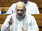 Union Home Minister Amit Shah speaks on the Waqf Amendment Bill in Lok Sabha during the Budget Session of the Parliament, in New Delhi on Wednesday. Union Home Minister Amit Shah speaks on the Waqf Amendment Bill in Lok Sabha during the Budget Session of the Parliament, in New Delhi on Wednesday.
