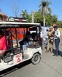 Cops challan an e-rickshaw for not having valid documents, at Polytechnic Crossing in Lucknow on Tuesday (Sourced)