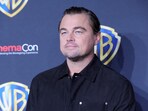 Actor Leonardo DiCaprio, promoting the movie One Battle After Another, poses at CinemaCon