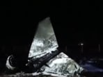 The said fighter jet was on a training mission when it crashed, police officials said. The said fighter jet was on a training mission when it crashed, police officials said.