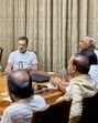 Leader of Opposition in the Rajya Sabha and Congress President Mallikarjun Kharge with Leader of Opposition in the Lok Sabha Rahul Gandhi during a meeting of the floor leaders of the INDIA bloc, at Parliament House, in New Delhi. (PTI) Leader of Opposition in the Rajya Sabha and Congress President Mallikarjun Kharge with Leader of Opposition in the Lok Sabha Rahul Gandhi during a meeting of the floor leaders of the INDIA bloc, at Parliament House, in New Delhi. (PTI)