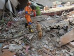 Myanmar earthquake: National Disaster Response Force (NDRF) personnel from India carry out rescue operations as part of Operation Brahma. Myanmar earthquake: National Disaster Response Force (NDRF) personnel from India carry out rescue operations as part of Operation Brahma.
