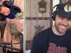 Travis Kelce had the sweetest reaction to his new niece on the New Heights podcast(New Heights)