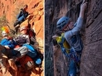 Joe Evermore, along with his kids Sam Adventure, 10, and Sylvan Lightyear, 8, scaled Moonlight Buttress in Zion National Park (Joe Evermore/Facebook) Joe Evermore, along with his kids Sam Adventure, 10, and Sylvan Lightyear, 8, scaled Moonlight Buttress in Zion National Park (Joe Evermore/Facebook)
