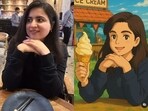A woman shared a reel showing her original photo and a ChatGPT version with three hands.
A woman shared a reel showing her original photo and a ChatGPT version with three hands.