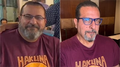 Rocky Singh revealed he lost 34 kg in a year, sharing his transformation on social media. (Rocky Singh/X) Rocky Singh revealed he lost 34 kg in a year, sharing his transformation on social media. (Rocky Singh/X)