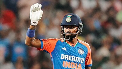 Hardik retained the top spot in the T20I all-rounder charts. (BCCI X) Hardik retained the top spot in the T20I all-rounder charts. (BCCI X)