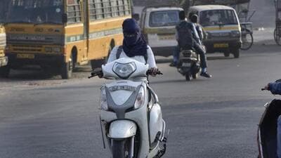 Almost a month after the launch of e-challans using CCTV cameras installed under the City Surveillance and Traffic Management System in Mohali, of the total 56,000 challans, nearly 60% are issued to bikers for riding without helmets. (File Photo) Almost a month after the launch of e-challans using CCTV cameras installed under the City Surveillance and Traffic Management System in Mohali, of the total 56,000 challans, nearly 60% are issued to bikers for riding without helmets. (File Photo)