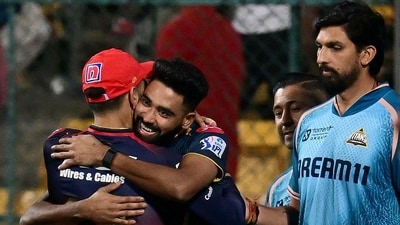 RCB had come into this match on the back of consecutive victories in their first two matches. GT, meanwhile, have now won two matches on the trot after having started off with a defeat. (AFP) RCB had come into this match on the back of consecutive victories in their first two matches. GT, meanwhile, have now won two matches on the trot after having started off with a defeat. (AFP)