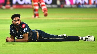 Gujarat Titans pacer Mohammed Siraj. (AFP)