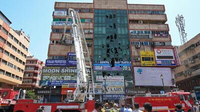 Krishna Apra Plaza on Tuesday. (Sunil Ghosh/HT Photo) Krishna Apra Plaza on Tuesday. (Sunil Ghosh/HT Photo)