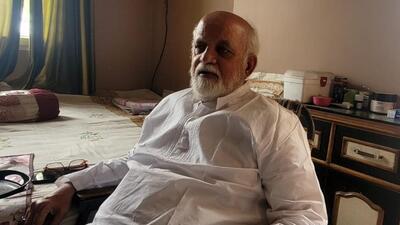 Retired Allahabad University prof AA Fatmi. (HT Photo) Retired Allahabad University prof AA Fatmi. (HT Photo)