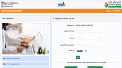 SWAYAM January 2025: Registration begins, direct link to apply here SWAYAM January 2025: Registration begins, direct link to apply here
