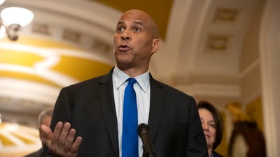Cory Booker's mother, Carolyn, and father, Cary, were among the first Black executives at IBM. (AP) Cory Booker's mother, Carolyn, and father, Cary, were among the first Black executives at IBM. (AP)