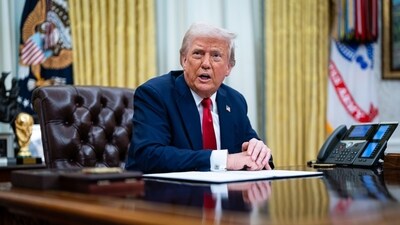 US President Donald Trump reaffirmed that the Liberation Day tariffs would be “far more generous” than those on US exports, leaving room for interpretation. (Bloomberg) US President Donald Trump reaffirmed that the Liberation Day tariffs would be “far more generous” than those on US exports, leaving room for interpretation. (Bloomberg)