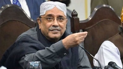 When President Asif Ali Zardari's health worsened, he was brought to this private hospital. (PTI)