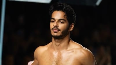 Ishaan Khatter recently walked as a showstopper at The Lakme Sunstopper Show with Saaksha & Kinni at the recently concluded Lakme Fashion Week. (Instagram) Ishaan Khatter recently walked as a showstopper at The Lakme Sunstopper Show with Saaksha & Kinni at the recently concluded Lakme Fashion Week. (Instagram)