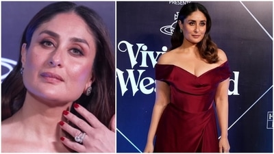 Kareena Kapoor wore a massive diamond ring to the Vivienne Westwood Mumbai showcase. Kareena Kapoor wore a massive diamond ring to the Vivienne Westwood Mumbai showcase.