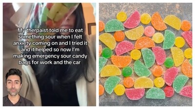 Sour candy is a common treat that helps managing your anxiety. (Instagram) Sour candy is a common treat that helps managing your anxiety. (Instagram)