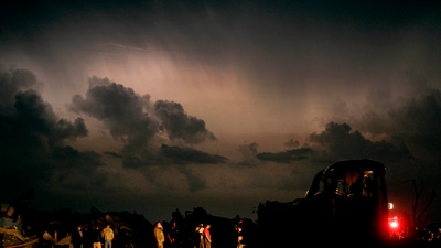 A tornado watch has been issued in Missouri, Arkansas, Illinois and Oklahoma (AP) A tornado watch has been issued in Missouri, Arkansas, Illinois and Oklahoma (AP)
