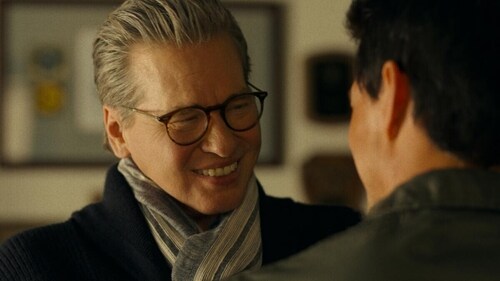 Val Kilmer's last on-screen appearance was a cameo in Top Gun: Maverick. Val Kilmer's last on-screen appearance was a cameo in Top Gun: Maverick.
