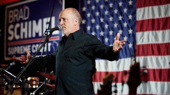 Conservatives rallied behind Brad Schimel in a bid to wrest control of the state Supreme Court. (AFP)