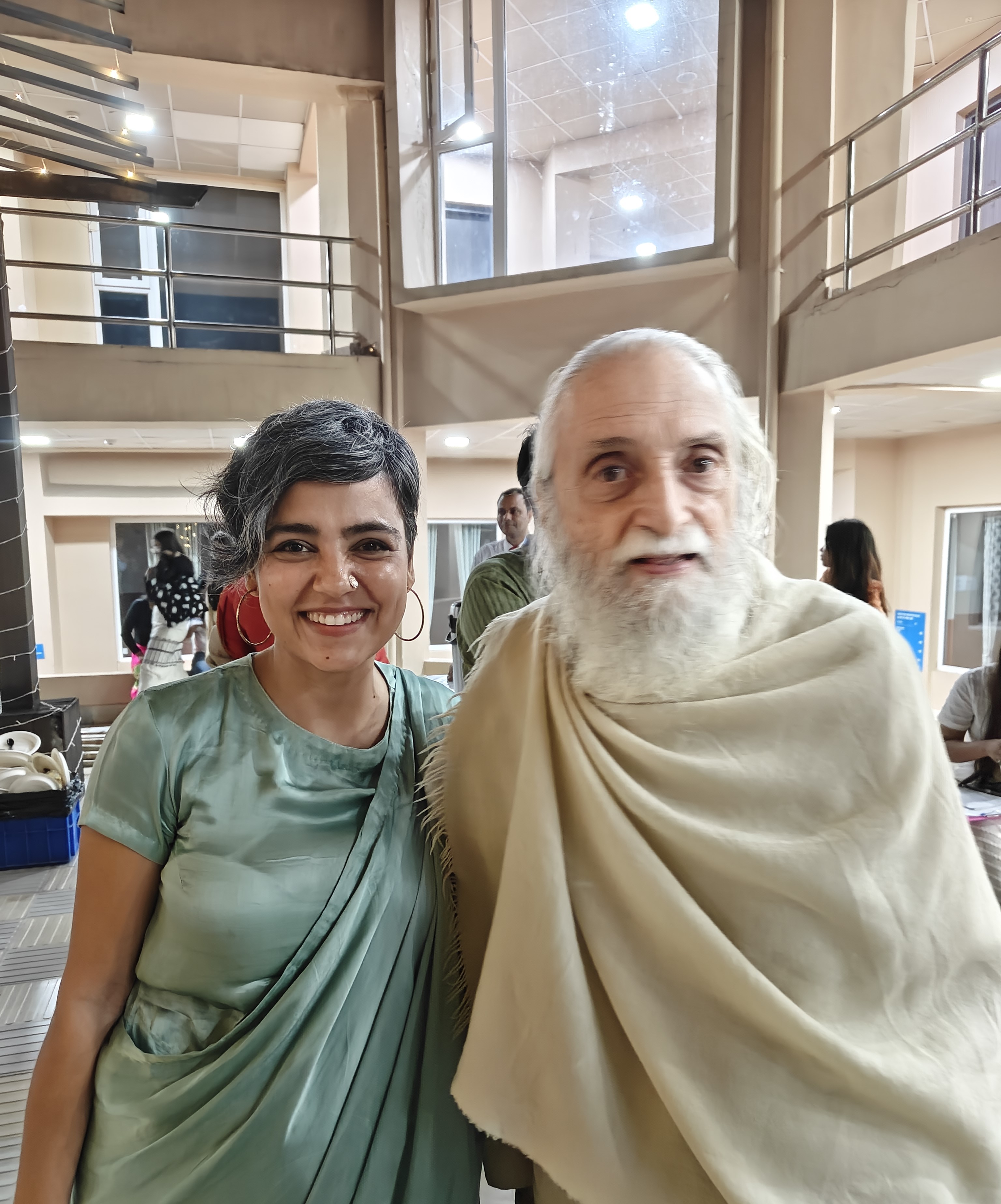 Poets Aanchal Anita Dhara and Hoshang Merchant at the Arunachal Literature Festival (Chittajit Mitra) Poets Aanchal Anita Dhara and Hoshang Merchant at the Arunachal Literature Festival (Chittajit Mitra)