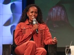 Former first lady Michelle Obama takes part in a featured session and taping of her new podcast, IMO, with her brother Craig Robinson, not pictured, at the Austin Convention Center during the South by Southwest Conference and Festival on Thursday, March 13, 2025, in Austin, Texas. (Photo by Jack Plunkett/Invision/AP) Former first lady Michelle Obama takes part in a featured session and taping of her new podcast, IMO, with her brother Craig Robinson, not pictured, at the Austin Convention Center during the South by Southwest Conference and Festival on Thursday, March 13, 2025, in Austin, Texas. (Photo by Jack Plunkett/Invision/AP)