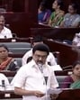 Chief minister MK Stalin along with DMK MLAs and legislators of its allies wore black badges in the assembly on Thursday to protest the passing of the waqf bill in the Lok Sabha. (MK Stalin/X) Chief minister MK Stalin along with DMK MLAs and legislators of its allies wore black badges in the assembly on Thursday to protest the passing of the waqf bill in the Lok Sabha. (MK Stalin/X)