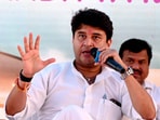 Communications minister Jyotiraditya M Scindia (Photo by Bachchan Kumar/ HT PHOTO)