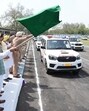 Punjab chief minister Bhagwant Mann on Thursday flagged off 139 new hi-tech vehicles at Punjab Police Academy (PPA) Phillaur in Jalandhar on Thursday. (HT Photo) Punjab chief minister Bhagwant Mann on Thursday flagged off 139 new hi-tech vehicles at Punjab Police Academy (PPA) Phillaur in Jalandhar on Thursday. (HT Photo)