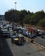 Repair work at Kalkaji earlier in March. (HT Photo)