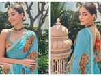Ananya Panday brings in both fresh and old-world energy with this look for trailer launch. Ananya Panday brings in both fresh and old-world energy with this look for trailer launch.