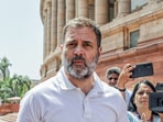 Lok Sabha LoP and Congress MP Rahul Gandhi at Parliament premises in New Delhi on Wednesday. Lok Sabha LoP and Congress MP Rahul Gandhi at Parliament premises in New Delhi on Wednesday.