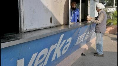 According to Verka officials, their application for a booth at Student Park has been pending for over a month with no positive response from the university. (HT Photo) According to Verka officials, their application for a booth at Student Park has been pending for over a month with no positive response from the university. (HT Photo)