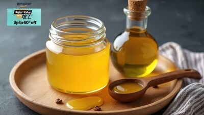 Enjoy incredible discounts on the best ghee and cooking oils during the Amazon Super Value Days. (Adobe Stock/Amazon) Enjoy incredible discounts on the best ghee and cooking oils during the Amazon Super Value Days. (Adobe Stock/Amazon)