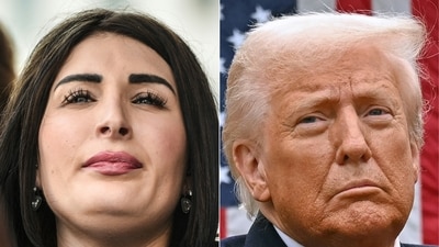 According to US media reports on April 3, the White House has fired at least three National Security Council staff members, following President's Trump meeting with far-right activist Laura Loomer on April 2. (Photo by STEPHANIE KEITH and SAUL LOEB / various sources / AFP) (AFP) According to US media reports on April 3, the White House has fired at least three National Security Council staff members, following President's Trump meeting with far-right activist Laura Loomer on April 2. (Photo by STEPHANIE KEITH and SAUL LOEB / various sources / AFP) (AFP)