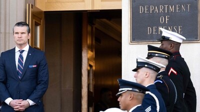 The Pentagon inspector general's office will investigate Hegseth's use of the commercial messaging app Signal to discuss air strikes on Yemen, a memo released April 3, 2025, said. (AFP FILE) The Pentagon inspector general's office will investigate Hegseth's use of the commercial messaging app Signal to discuss air strikes on Yemen, a memo released April 3, 2025, said. (AFP FILE)