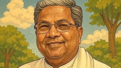 An AI-generated image of Karnataka CM Siddaramaiah. (X/KarnatakaBJP) An AI-generated image of Karnataka CM Siddaramaiah. (X/KarnatakaBJP)