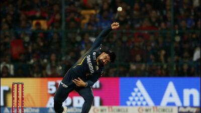 Gujarat Titans' Rashid Khan in action. (REUTERS) Gujarat Titans' Rashid Khan in action. (REUTERS)