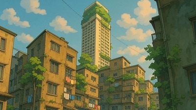 Delayed possession: The Supreme Court has summoned the chief officer of MHADA to explain how the agency plans to ensure payment of outstanding rent arrears to tenants affected by a long-delayed redevelopment project. (Studio Ghibli style image created using Grok Beta) Delayed possession: The Supreme Court has summoned the chief officer of MHADA to explain how the agency plans to ensure payment of outstanding rent arrears to tenants affected by a long-delayed redevelopment project. (Studio Ghibli style image created using Grok Beta)