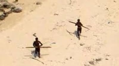 The Sentinelese, who inhabit the North Sentinel Island, are designated as a particularly vulnerable tribal group. (Indian Coast Guard) The Sentinelese, who inhabit the North Sentinel Island, are designated as a particularly vulnerable tribal group. (Indian Coast Guard)