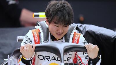 Red Bull driver Yuki Tsunoda of Japan. (AP) Red Bull driver Yuki Tsunoda of Japan. (AP)