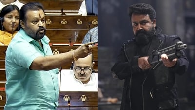 Suresh Gopi addressed claims that the ruling party was responsible to the cuts made to L2 Empuraan. (Sansad TV-ANI) Suresh Gopi addressed claims that the ruling party was responsible to the cuts made to L2 Empuraan. (Sansad TV-ANI)