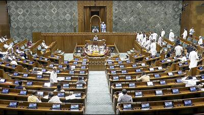 The Lok Sabha in session on Thursday. (PTI Photo) The Lok Sabha in session on Thursday. (PTI Photo)