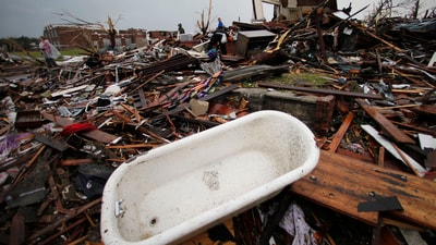 In Carroll County, Tennessee, a person has died due to severe storms, increasing the state's storm-related death toll to five. (AP Photo/Charlie Riedel, File) (AP) In Carroll County, Tennessee, a person has died due to severe storms, increasing the state's storm-related death toll to five. (AP Photo/Charlie Riedel, File) (AP)