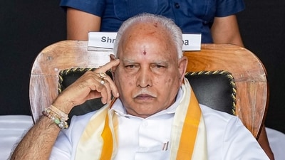Former Karnataka chief minister BS Yediyurappa detained in Bengaluru. (PTI)