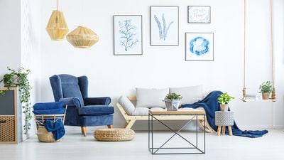 Cool toned colours dominate the beach aesthetic. (Shutterstock) Cool toned colours dominate the beach aesthetic. (Shutterstock)