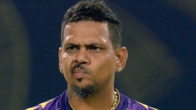 Sunil Narine's reaction after taking Kamindu Mendis' wicket has gone viral Sunil Narine's reaction after taking Kamindu Mendis' wicket has gone viral